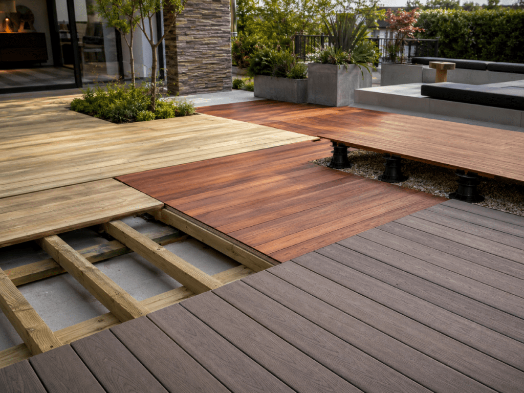 Tipos de tarima de madera para exterior